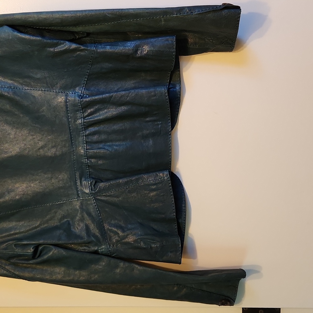 Boss Leather Jacket size 10 - Picture 7 of 8
